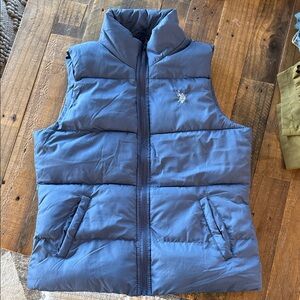 U.S. Polo Assn. Blue Puffer Vest